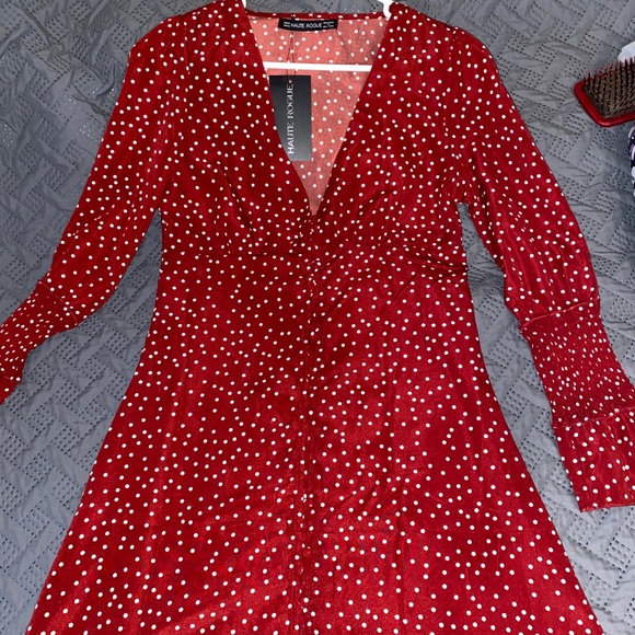 Red Polkadot Dress - Picture 3 of 5